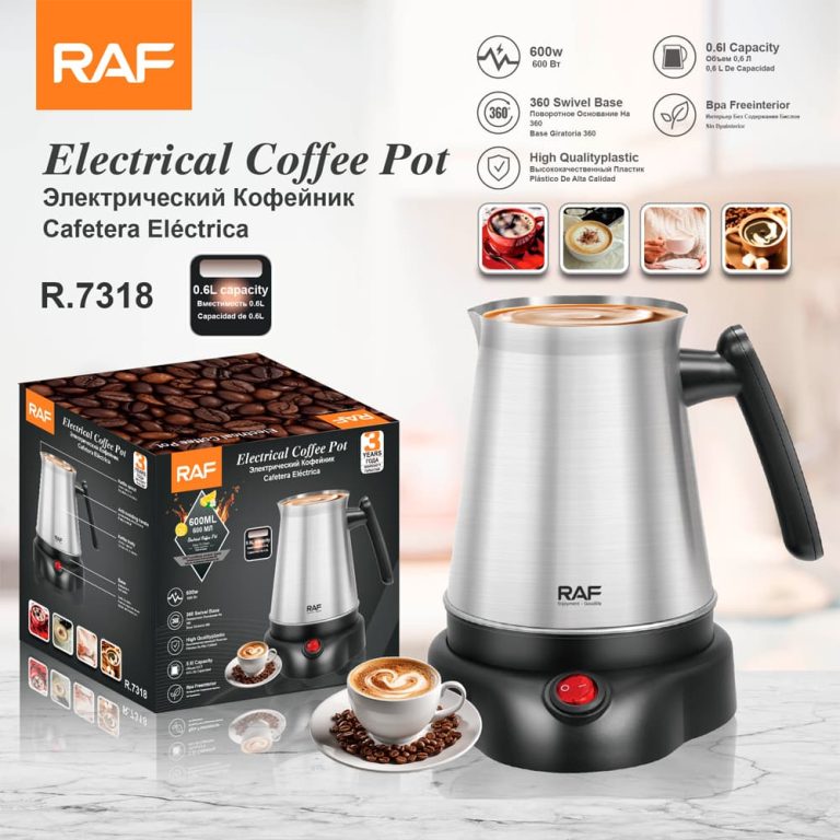 R.7318 0.6L Durable Design Uniform Heating Easy to Clean and Simple Daily Preparation