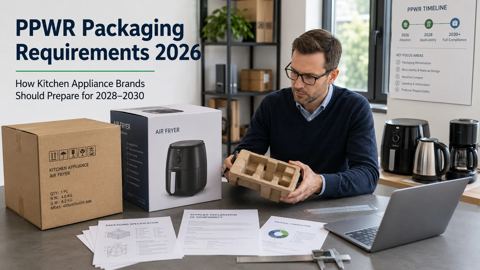 PPWR Packaging Requirements 2026 for Kitchen Appliance Brands How to Prepare for 2028–2030